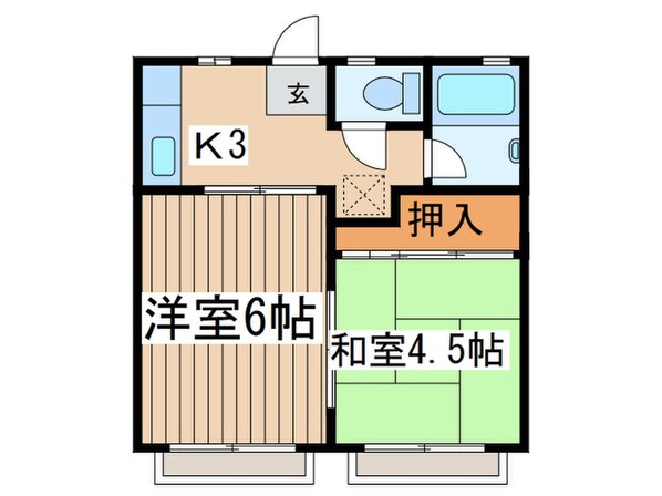 ハウスフロ－ラルの物件間取画像